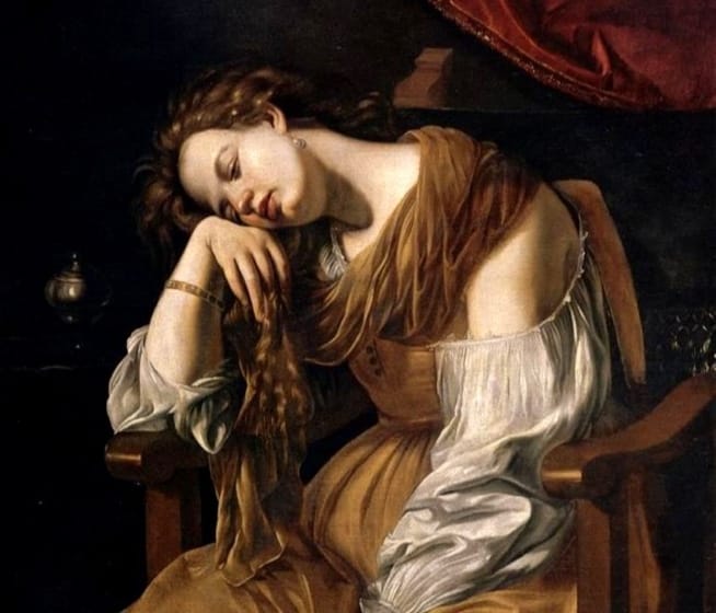 Penitent Magdalene painting.