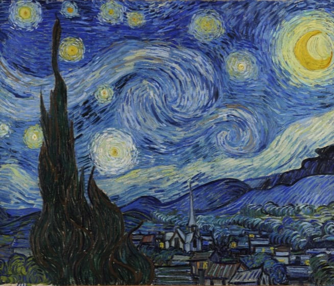 Starry Night painting.