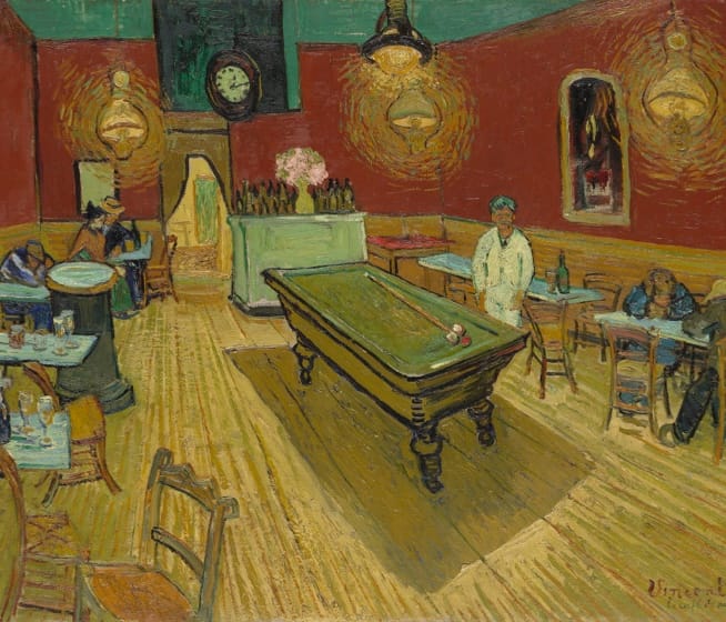 The Night Café painting.